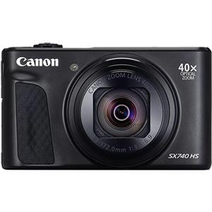 Canon Fotocamera Digitale Canon PowerShot SX740 HS Digitale 20.3 MPixel Zoom Ottico 4K Bluetooth Display Orientabile Nero