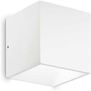Ideal Lux RUBIK AP Lampada da Parete Bianca 4000K in Alluminio con Riflesso Luminoso