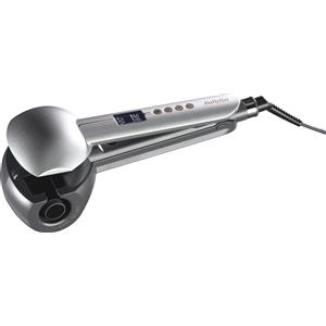 BaByliss C1600E. Tipo: Ferro arricciacapelli automatico, Tecnologia: Caldo, Temperatura (min): 180 °C. Colore del prodotto: Nero, Argento. Lunghezza cavo: 2,5 m, Tipo di display: LCD (C1600E)