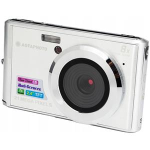 AgfaPhoto DC5200 - Fotocamera digitale - Fotocamera compatta - 21,0 MPix - 720p - Argento