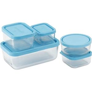 Bormioli Rocco S.A. Bormioli Rocco Contenitori per alimenti freschi Frigoverre Blue 5 pezzi