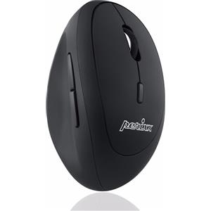 Perixx PERIMICE-719, piccolo mouse ergonomico, per destrorsi, senza fili, nero