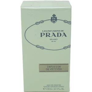 Prada Infusion de Vetiver Eau de Parfum 100 ml - Fragranza Legnosa-Agrumata con Bergamotto e Zenzero