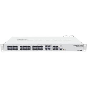 Mikrotik CRS328-4C-20S-4S RM Switch di rete Gestito L2/L3 con 20 porte SFP, 4 porte SFP , CPU 800 MHz, 512 MB RAM, Montaggio Rack 1U