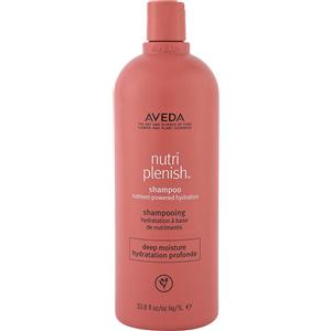Aveda Nutri Plenish Deep Moisture Shampoo 1000ml - Shampoo Idratante per Capelli Secchi con Olio di Cocco Biologico