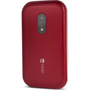 doro 6040 telefono cellulare a tasti grandi rosso