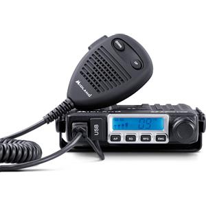 Midland M-MINI USB - Radio CB Senza Licenza Multibanda, 40 Canali AM/FM, Display LCD, Ricarica Rapida USB, Dimensioni Compatte