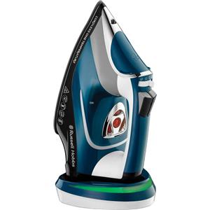 Russell Hobbs Cordless One Temperature - Ferro a vapore - Piastra in ceramica - 1,9 m - 210 g/min - Nero - Blu - Bianco - 45 g/min