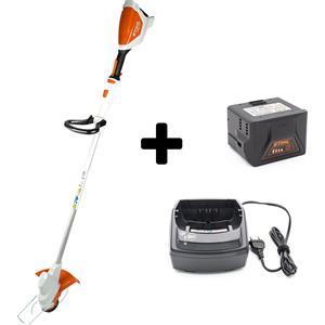 STIHL FSA 57 Decespugliatore a batteria - Set con batteria AK 10 e caricabatterie | Tagliaerba