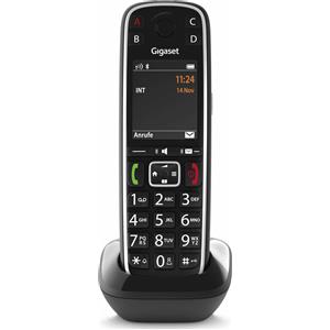 Gigaset E720HX - Microtelefono cordless con ID chiamante - ECO DECT\GAP\CAT-iq - SIP, RTP - Nero