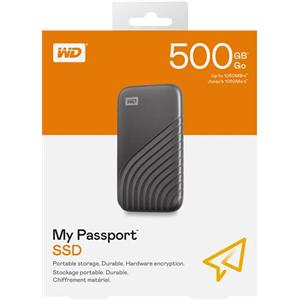 Western Digital WD My Passport SSD WDBAGF5000AGY - SSD - crittografato - 500 GB - esterno (portatile)