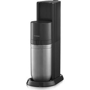 SodaStream 1016812411 Gasatore Duo con Bottiglia di Vetro Nero Acciaio Inossidabile