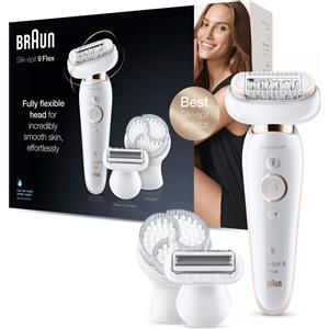 Braun Silk Epil 9 Flex 9-030 Epilatore Elettrico Donna Con Testina Flessibile