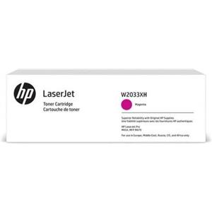 HP Cartuccia Toner Originale W2033XH Magenta - 6000 Pagine per HP LaserJet M454
