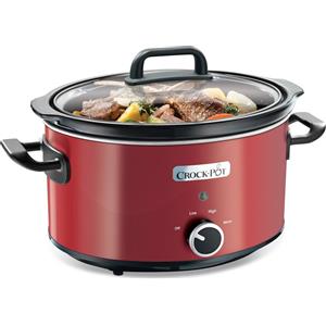 Crock Pot Crock-Pot SCV400RD Slow Cooker 2 impostazioni di temperatura Funzione Keep warm 3,5 litri Rosso Formato famiglia