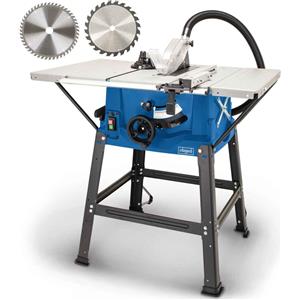 Scheppach HS100S - Sega Circolare da Banco 2000W con Lama Ø250mm e Tavolo Estensibile