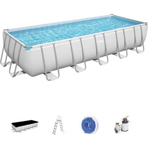Bestway Piscina Power Steel 6In1 Bestway 640X274X132Cm 21X9Ft + Pompa Sabbia