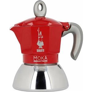 Bialetti 0006942 Bialetti MOKA INDUZIONE ROSSA PER 2 TAZZE