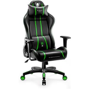 Diablo X-One 2.0 Gaming Chair Sedia da ufficio Braccioli regolabili Design ergonomico Cuscino collo/glutei Dimensioni normali Nero/Verde