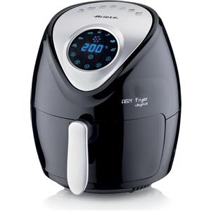 Ariete Airy Fryer Digital Friggitrice ad Aria Calda Singolo Nero Argento
