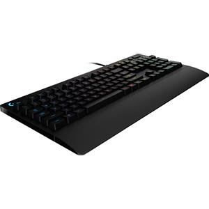Logitech G Logitech G213 Prodigy Tastiera Gaming Cablata, LIGHTSYNC RGB, Tasti Retroilluminati, Resistente Agli Schizzi, Tasti Personalizzabili, Controlli Dedicati Multimediali, QWERTY Layout Italiano, Nero