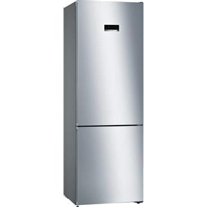 Bosch Serie 4 KGN49XLEA Frigorifero combinato da libera installazione 203 x 70 cm Metal look Classe E