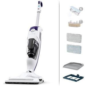 ROWENTA RY7731WH Clean & Steam Revolution - Aspirazione e pulizia a vapore - Uccide il 99,9% dei batteri