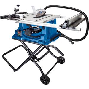 Scheppach Sega da banco Scheppach HS115 incl. telaio di base | protezione della lama | carrello scorrevole | calibro di taglio trasversale | guida di taglio 83mm | altezza di taglio 255mm | 2000W