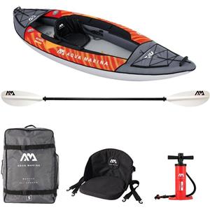 AQUA MARINA Kayak Gonfiabile Memba 330 - 1 Posto, Stabilità Elevata e Seduta in Tessuto
