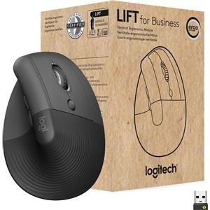 Logitech Lift for Business mouse Mano destra RF senza fili + Bluetooth Ottico 4000 DPI
