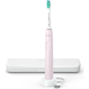 Philips 3100 series HX3673/11 Spazzolino elettrico sonico con custodia - rosa