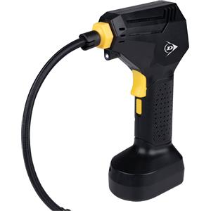 Dunlop Compressore d'Aria Digitale 150 PSI - 12 V con Manometro, Custodia e 2 Aghi