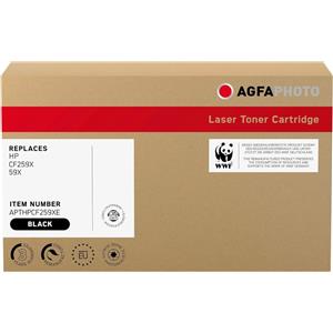 Agfa Photo Toner Nero APTHPCF259XE - Fino a 10.000 Pagine, Compatibile con Stampanti LaserJet