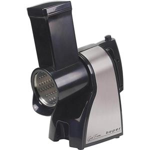 BEPER BP.400 affettaverdure elettrico in acciaio con 3 accessori, julienne e grattugia