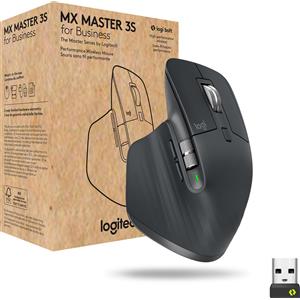 Logitech MX Master 3s for Business mouse Mano destra RF senza fili + Bluetooth Laser 8000 DPI