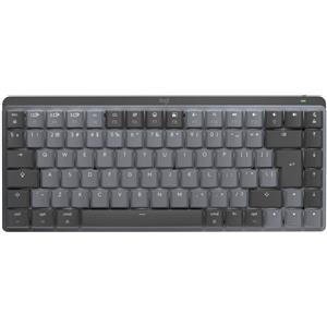 Logitech Master Series MX Mechanical Mini per Mac - Tastiera - retroilluminata - wireless - Bluetooth LE - QWERTY - US International - interruttore a chiave: Tactile Quiet - grigio spaziale