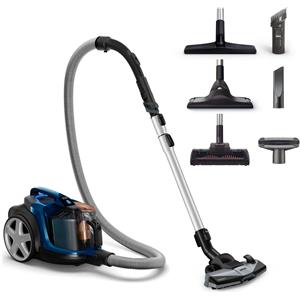 Philips PowerPro Expert, aspirapolvere senza sacco, filtro antiallergie, raccolta polvere 99,9%, 900 W, nero (FC9747/09)