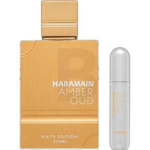 Al Haramain Amber Oud White Edition - EDP Unisex 200 ml con note di Bergamotto, Arancia, Gelsomino e Vaniglia