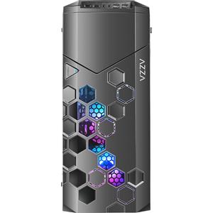 AZZA Storm 6000B ARGB Case Full Tower ATX con Vetro Temperato e 5 Ventole RGB