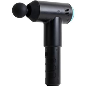 Electric Massagers HoMedics Massage Gun Massaggiatore fisioterapico portatile con 3 teste massaggianti Nero