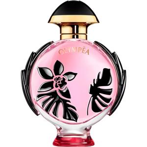 Paco Rabanne Olympea Flora Eau de Parfum Intense 50 ml - Fragranza Floreale con Note di Pepe Rosa, Ribes Nero, Rose Rosa e Vaniglia Salata