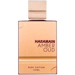 Al Haramain Amber Oud Ruby Edition Eau de Parfum Unisex 100 ml - Fragranza Floreale Legnosa con Mandorle Amare e Zafferano