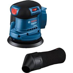 Bosch GEX 185-LI Levigatrice Orbitale a Batteria 18V con Motore Senza Carbone e Platorello da 125 mm