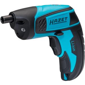 HAZET Mini avvitatore a batteria 9230B-1 con fondina, azionamento quadro 6,3 mm, coppia max 4,5 Nm, 7 utensili inclusi