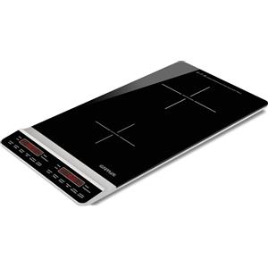 G3Ferrari G3 Ferrari Dinamiko Deep, nero, piano di lavoro, 29,5 cm, piano cottura a induzione a zone, vetro, 2 zone