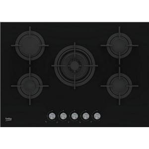 Beko HISW 75222 S Piano Cottura Incorporato Gas 5 Fornelli Nero