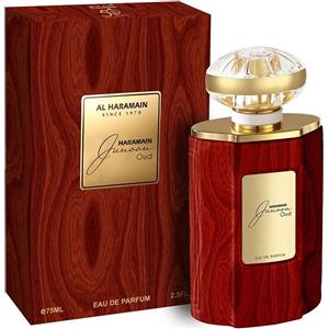 Al Haramain Junoon Oud - Eau de Parfum Unisex 75 ml con Note di Pompelmo, Legno e Gelsomino