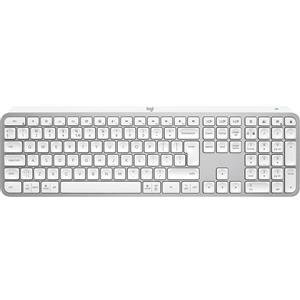 Logitech Master MX Keys S, senza fili, Bluetooth, interruttore a forbice, QWERTY, LED, grigio