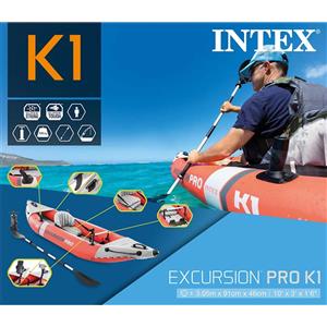 INTEX kayak gonfiabile Excursion Pro K1 305x91x46 cm