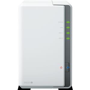 Synology Disk Station DS223J - Server NAS - SATA 6Gb/s - RAID RAID 0, 1, JBOD - RAM 1GB - Gigabit Ethernet - Supporto iSCSI